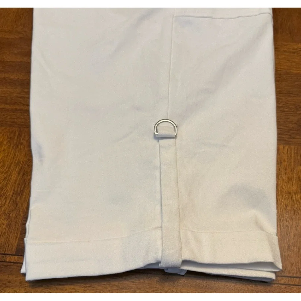 Kate Park White Capri Pedal Pushers Shorts Stretch Comfy Plus Size 1X - NWOT - Picture 3 of 5